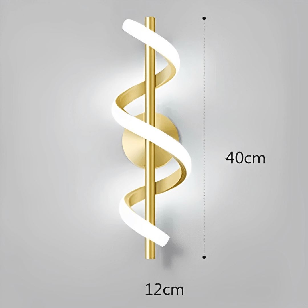 Luminária Arandela de Parede Espiral 2.0 Conceito 