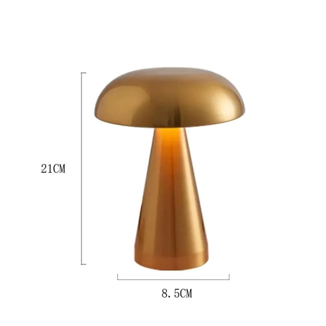 Luminária Móvel Touch de Mesa - Candeeiro e Abajur Mushroom Abajur - 0027 Conceito 