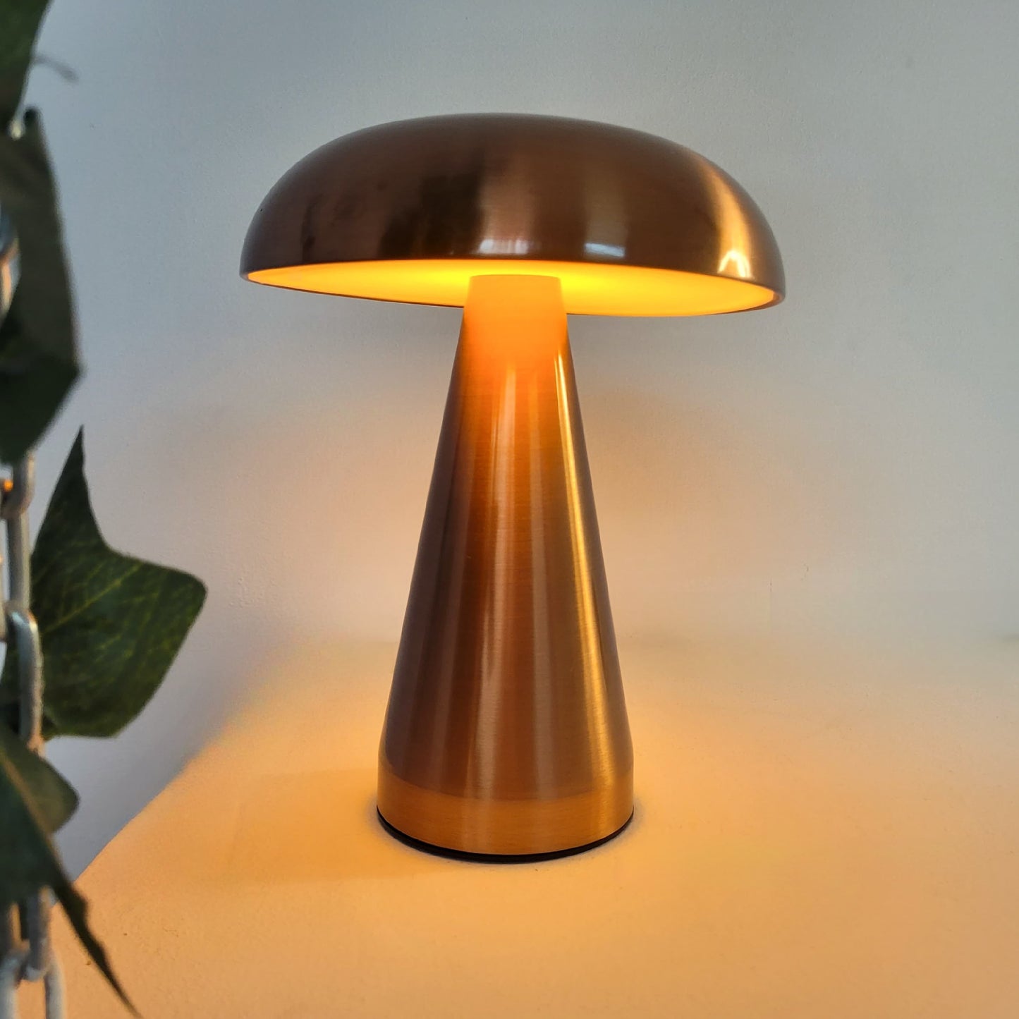 Luminária Touch de Mesa - Candeeiro e Abajur Mushroom (8,5x21cm) Abajur - 0027 Conceito 