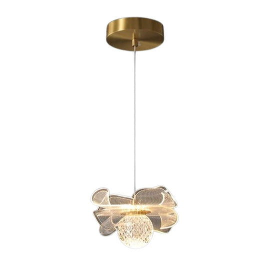 Lustre Pendente de Luxo - Flower 22cm Conceito 