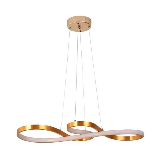 Lustre Pendente Enlace Infinity em Led Lustre - 0032 Conceito 