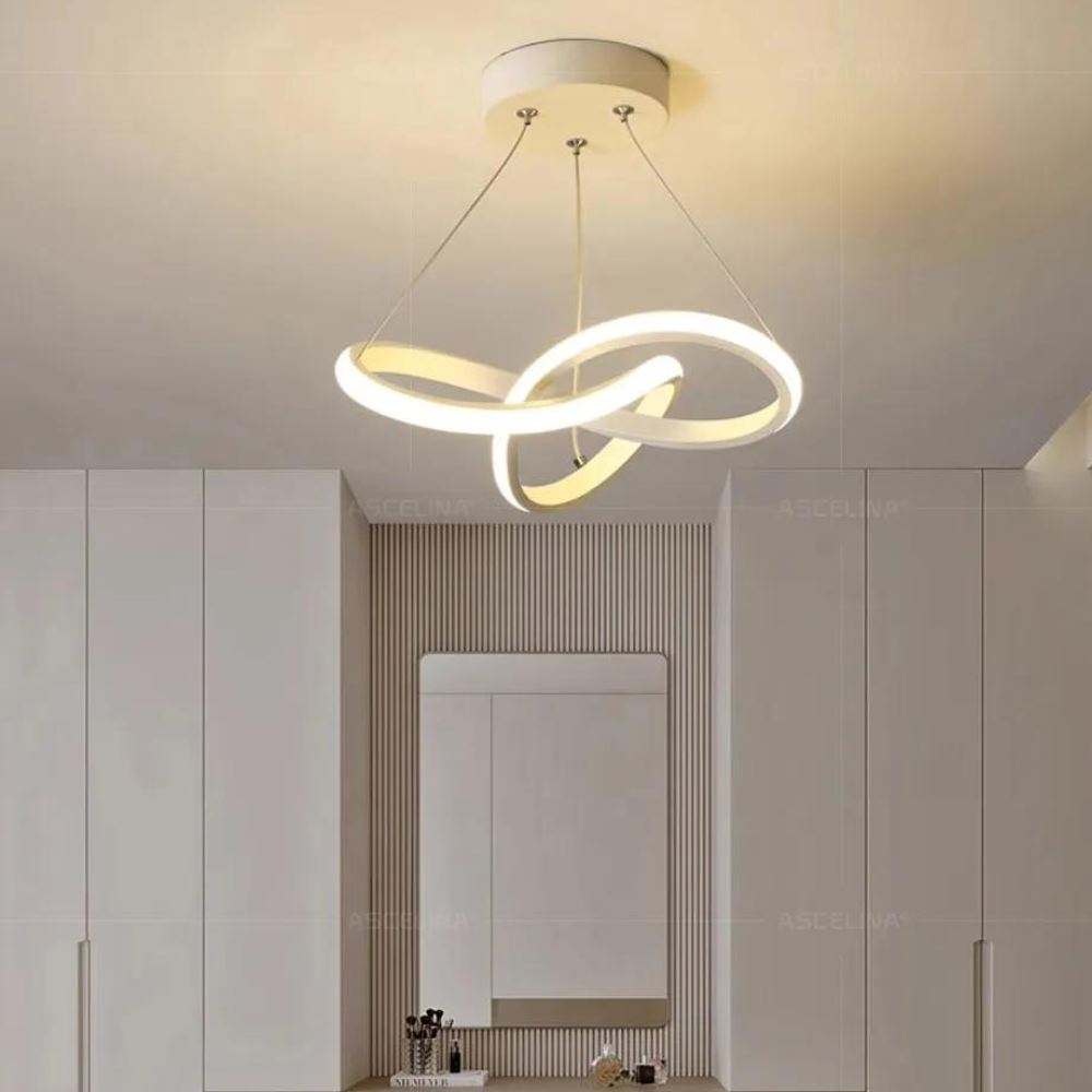 Lustre Pendente Oregon Led luzes Conceito Branco Quente 