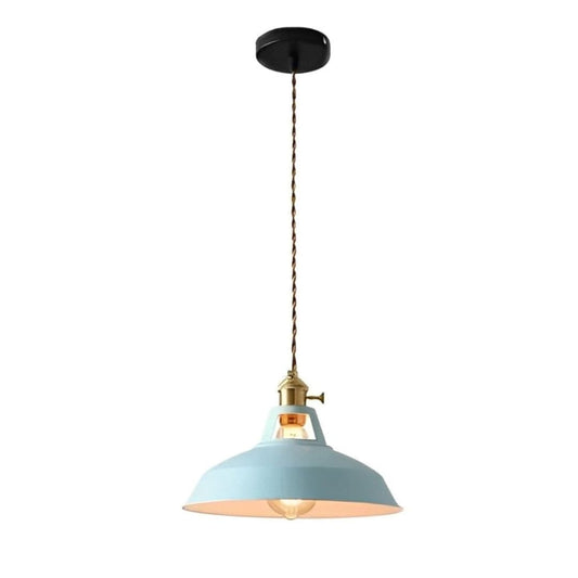 Lustre Pendente Vintage Lighting Macaron Pendente - 0041 Conceito Azul 