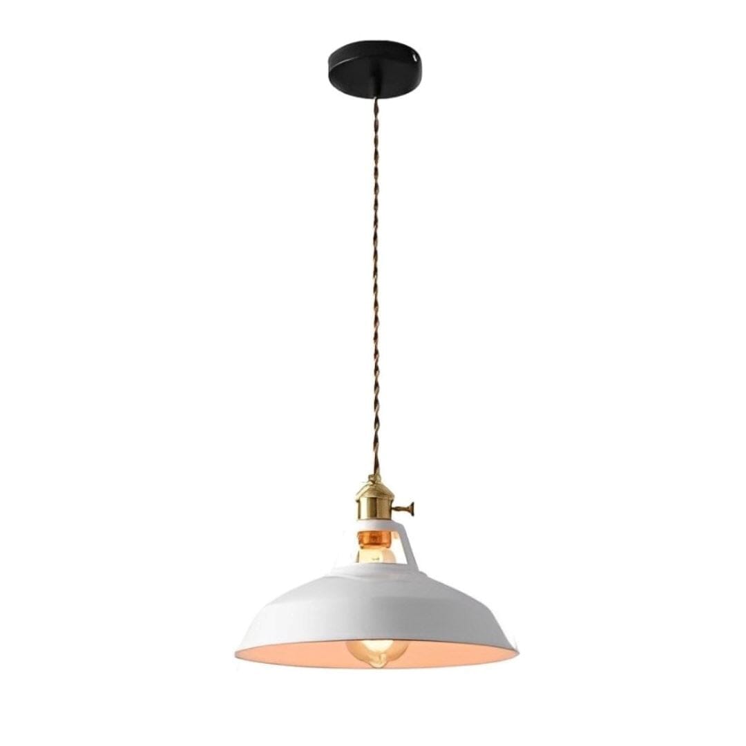 Lustre Pendente Vintage Lighting Macaron Pendente - 0041 Conceito Branco 