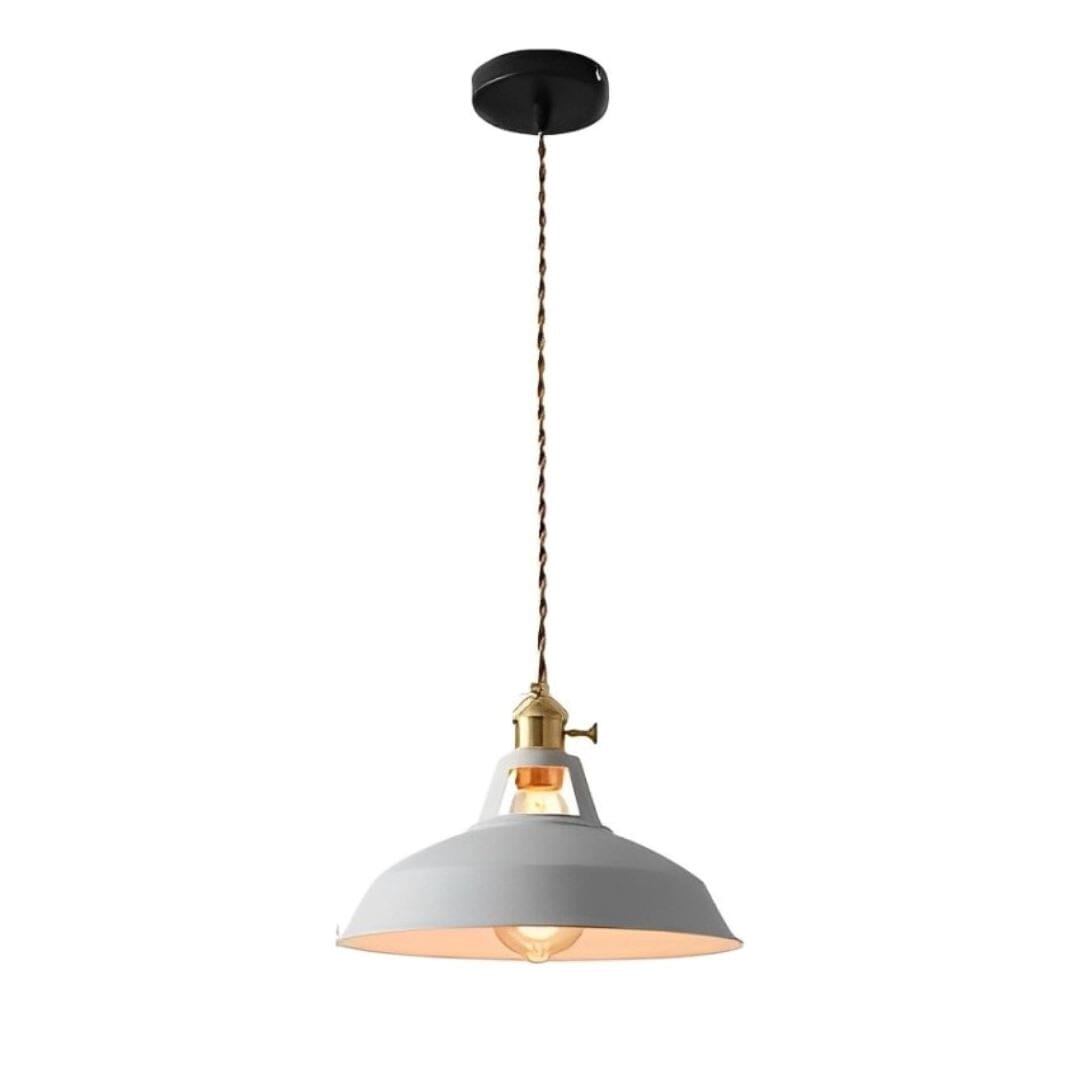 Lustre Pendente Vintage Lighting Macaron Pendente - 0041 Conceito Cinza 