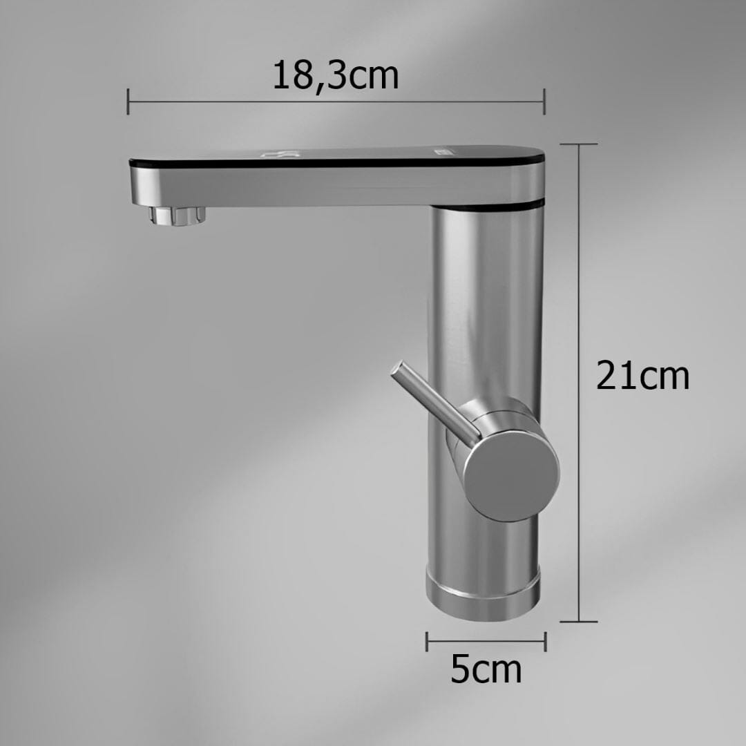 Torneira Elétrica Smooth Room com Display Touch LED 220V TorneiraLavabo - 0017 YuDome 