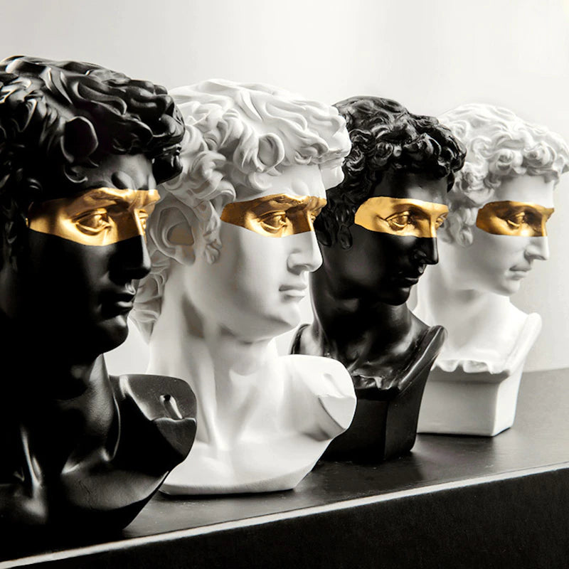 Escultura Grega - David Michelangelo resina Conceito 