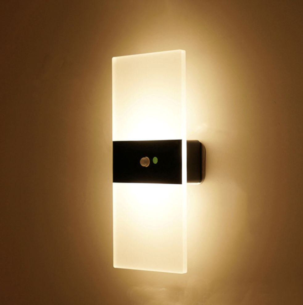 Luminária Touch com Sensor de Movimento luzes projeto-150 01 Unidades Luz Amarela 