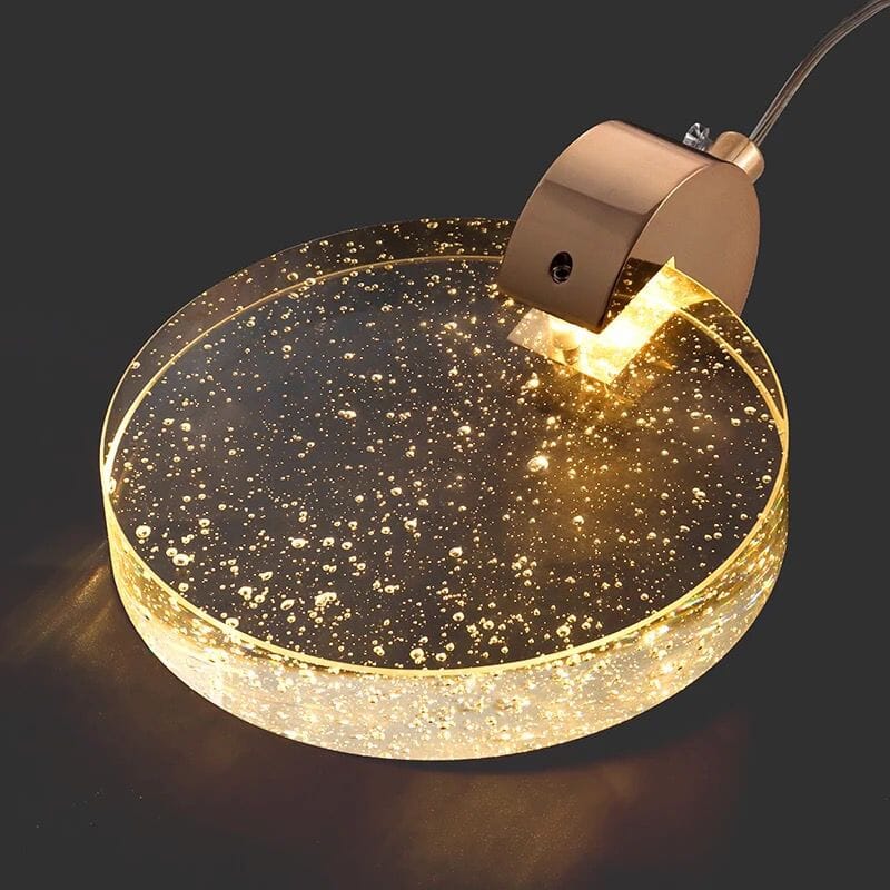 Lustre Pendente de Luxo Crystals Circular luzes Conceito 