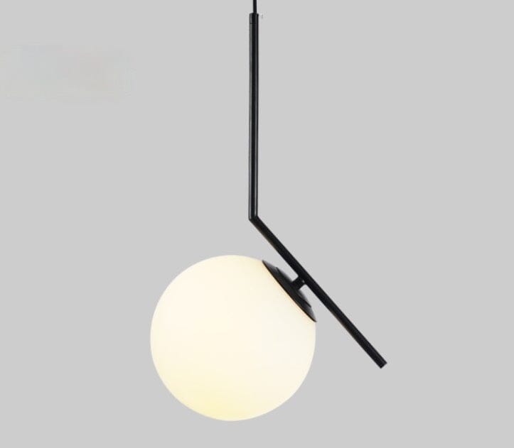 Lustre Pendente Orbit Redondo Conceito Preto Quente 03 Unidades